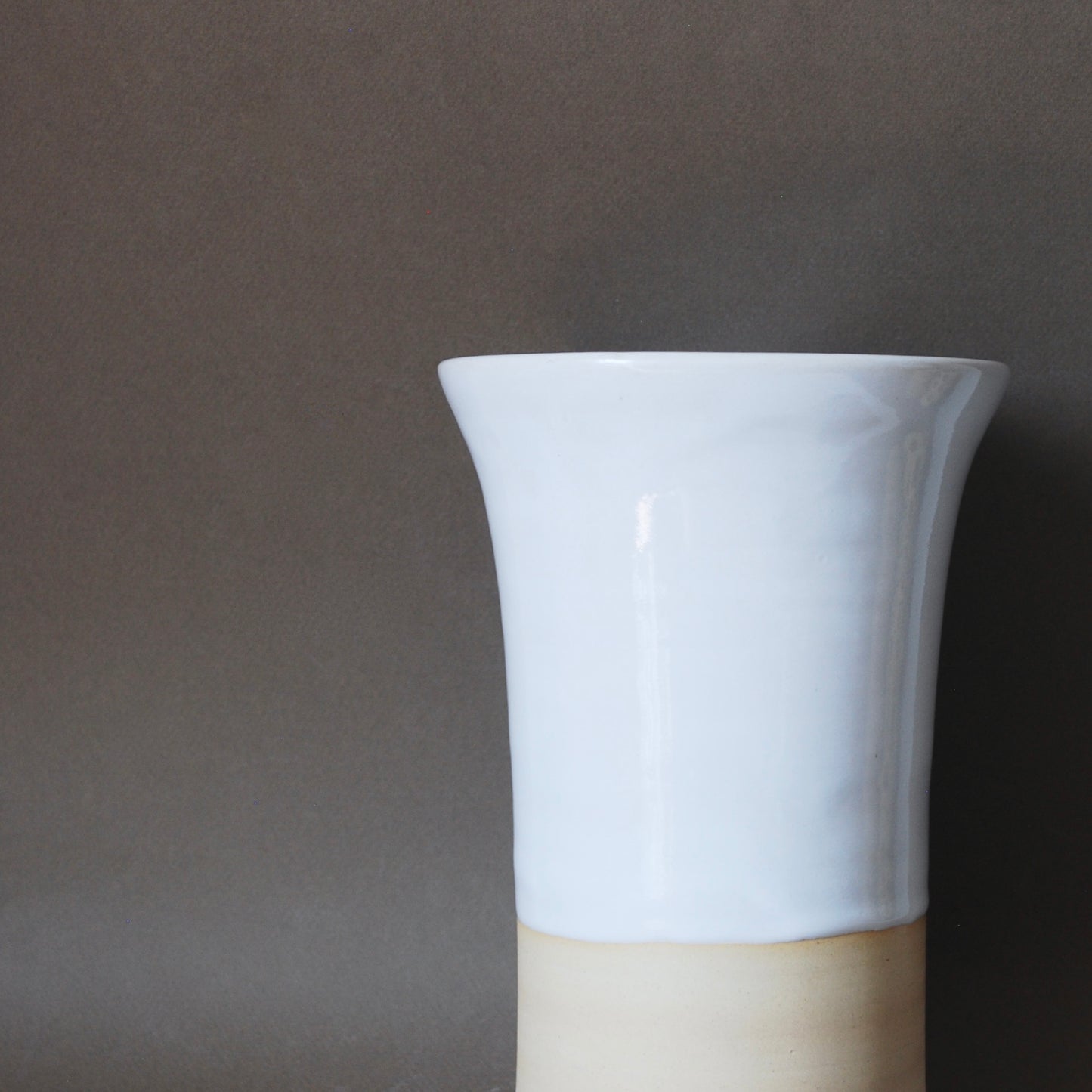 Large Semi-glazed Vase