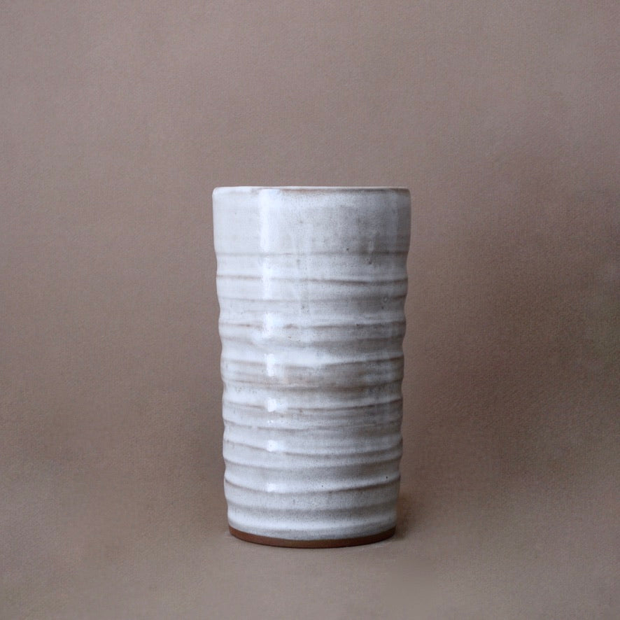 Earthy White Vase