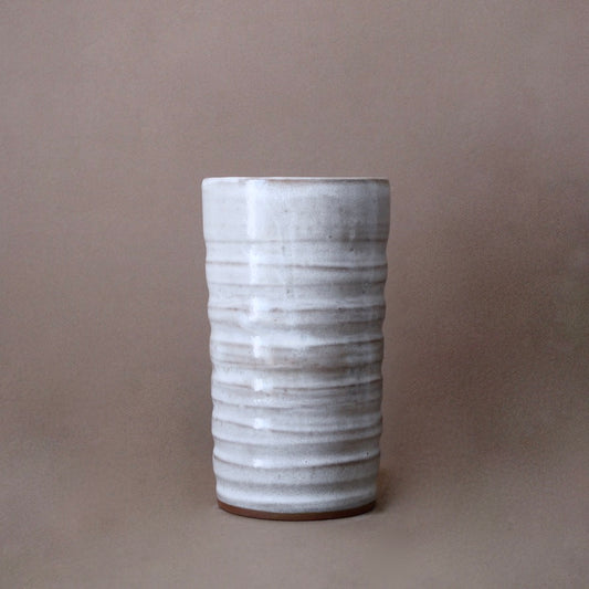Earthy White Vase
